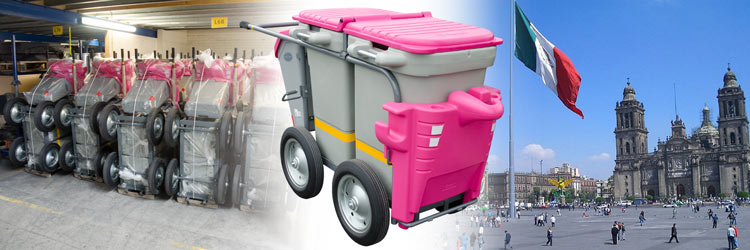 Glasdon Double Space-liner&trade; personalisation example