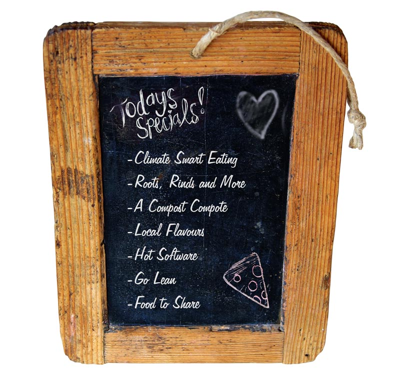 Food Waste Management Techniques on a Restaurant Menu