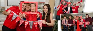 Glasdon Wore Red For The British Heart Foundation