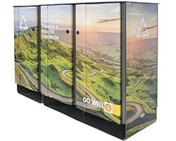 Electra Bins Personalised Vinyl Wrap for Shell