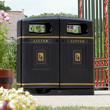 Glasdon Jubilee&trade; Duo 220 Litter Bin