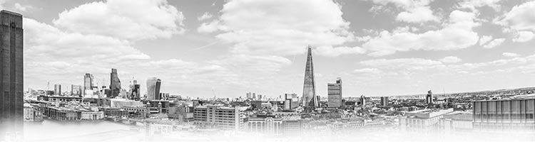 Skyline of London - location of Glasdon new showroom.