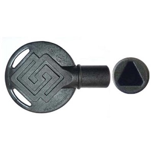 A Glasdon spare bin key.