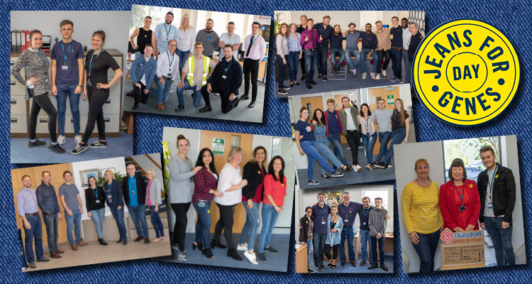 Glasdon Dressed as a Denim Dream This Jeans for Genes 2019!