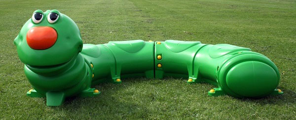 Munchy the Caterpillar Seat on the grass