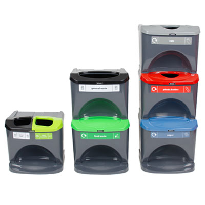 Nexus&reg; Stack - stackable recycling bins by Glasdon