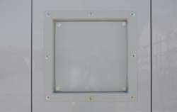 What is this? Element Housing Gland Plate 300 x 300m