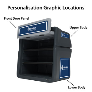 What is this? Nova&trade; Storage Bunker - Areas for Personalisation