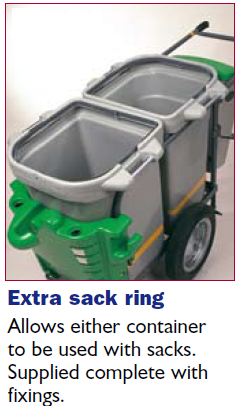 What is this? Extra refuse sack retention band and fixings