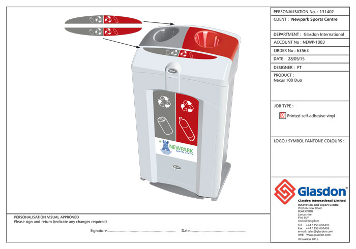 Nexus&reg; 100 Duo - Newpark Sports Centre