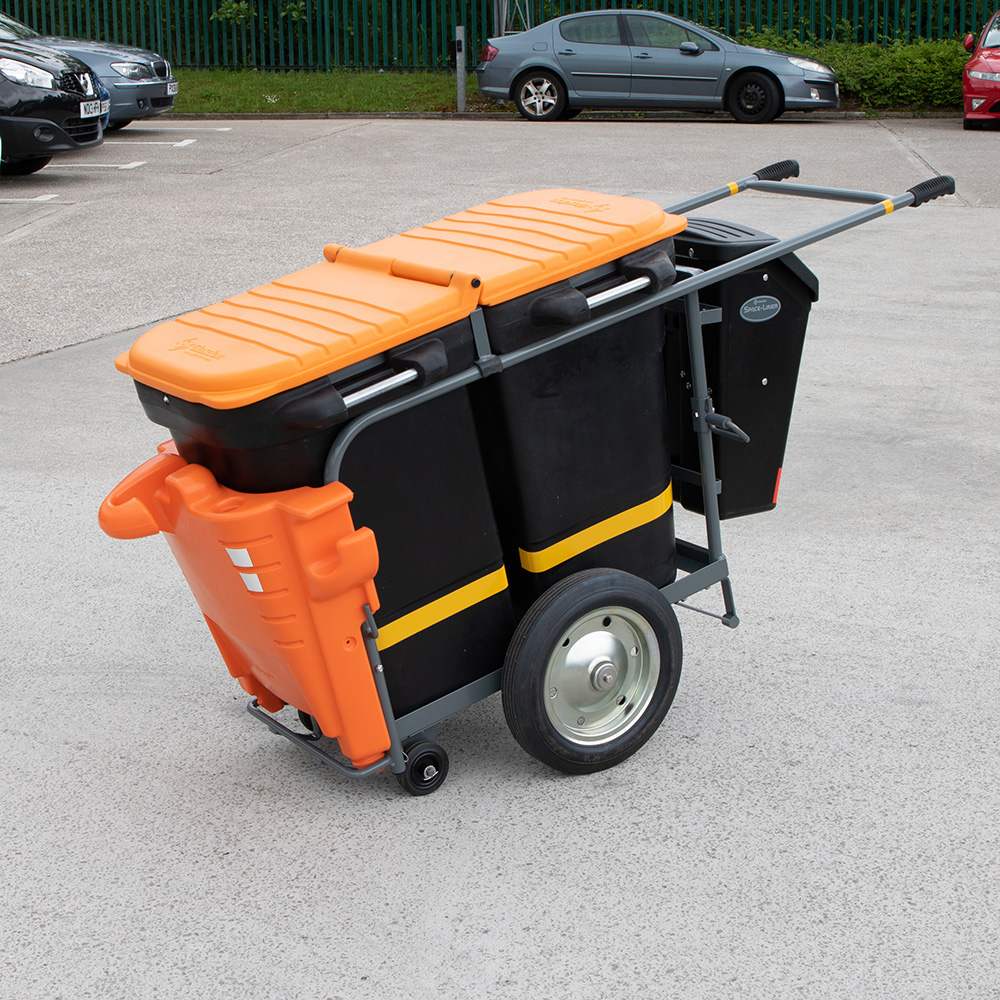 Double Space-Liner&trade; Orderly Barrow with personalised lid and moulding colour