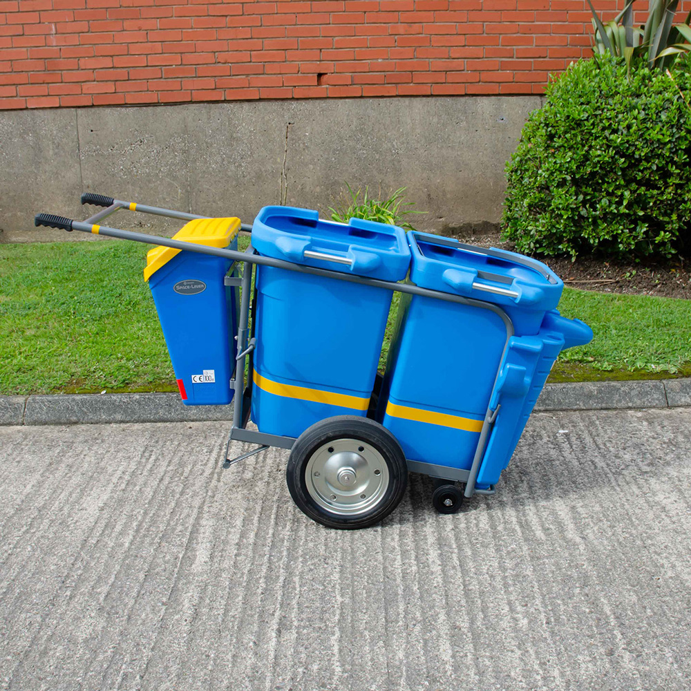 Double Space-Liner&trade; Orderly Barrow with personalised lid and moulding colour