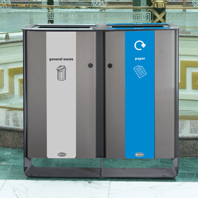 Electra&trade; 120 Duo Recycling Bin