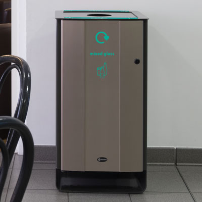Electra&trade; 60 Mixed Glass Recycling Bin