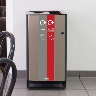 Electra&trade; 85 Duo Recycling Bin