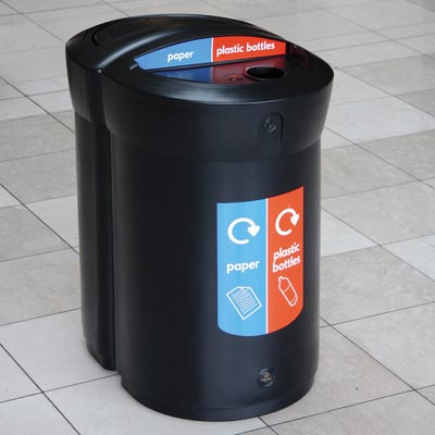 Envoy&trade; Duo Recycling Bin - 110ltr