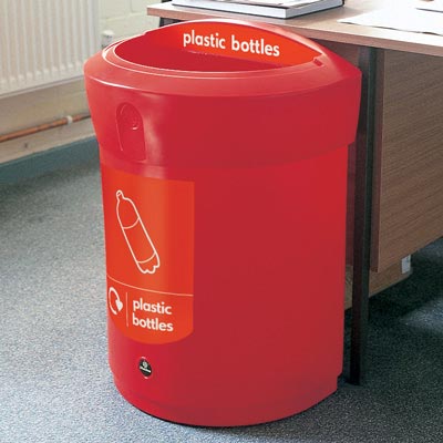 Envoy&trade; Plastic Bottle Recycling Bin - 90ltr
