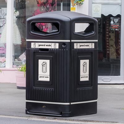Glasdon Jubilee&trade; 240 General Waste Wheelie Bin Housing