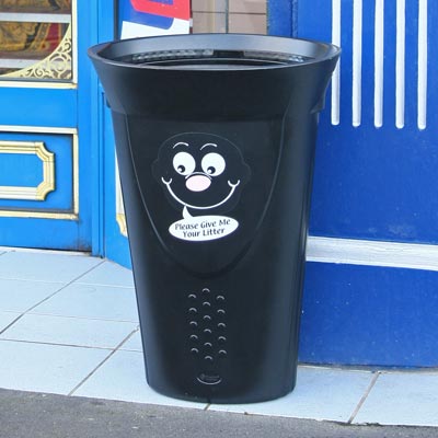 Luna&trade; Litter Bin with Billy Bin-it&trade; Symbol