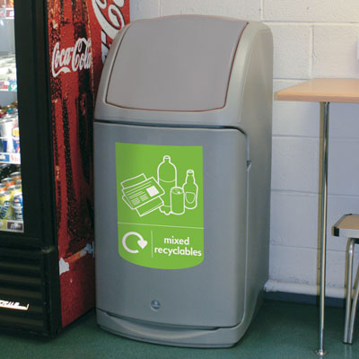 Nexus&reg; 140 Mixed Recyclables Recycling Bin