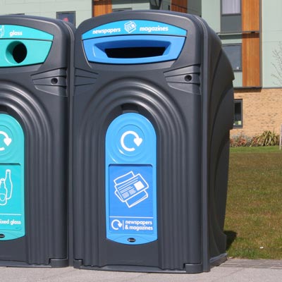 Nexus&reg; 360 Newspaper & Magazine Recycling Bin