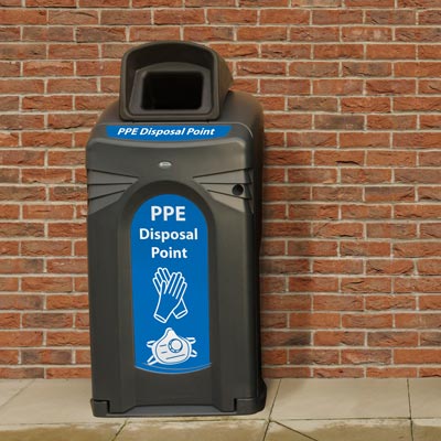 Nexus&reg; City 140 PPE Disposal Bin