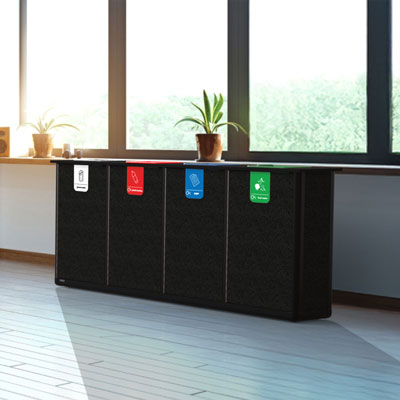 Origin&trade; Infinity Quad 280 Litre Slimline Recycling Station
