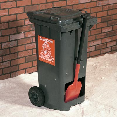 Rollastor&trade; Portable Grit Salt Bin