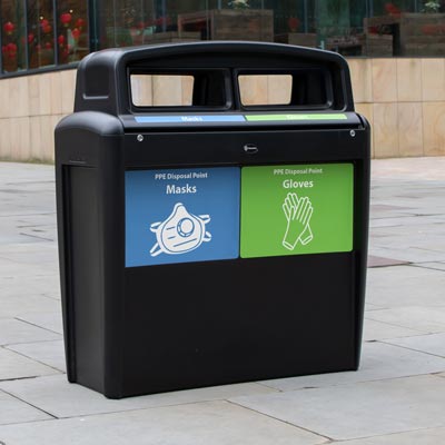 Nexus&reg; Evolution City Duo PPE Waste Disposal Station
