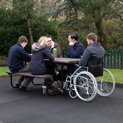 Bowland&trade; Picnic Table with Wheelchair Access