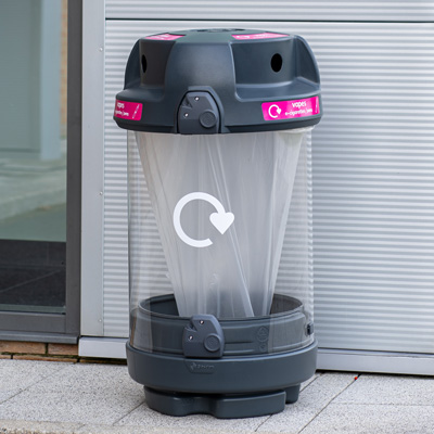 C-Thru&trade; 180 Vape Recycling Bin