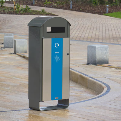 Electra&trade; Curve 60 Paper Recycling Bin