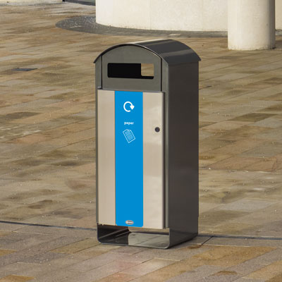 Electra&trade; Curve 85 Paper Recycling Bin