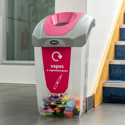 C-Thru Nexus&reg; 30 Vape Recycling Bin