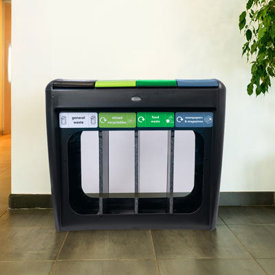 Nexus&reg; Evolution Vision Quad Recycling Bin