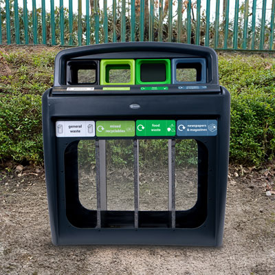 Nexus&reg; Evolution City Vision Quad Recycling Bin