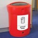 Envoy&trade; General Waste Swing Top Bin - 90ltr