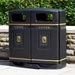 Glasdon Jubilee&trade; Duo 220 Litter Bin