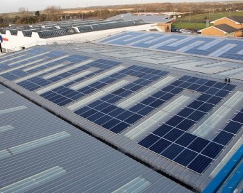 Solar panel installation