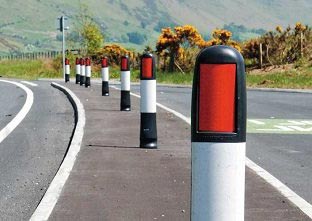 Vergemaster RX passively safe verge marker for  highways
