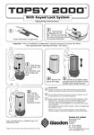 Topsy 2000 with Keyed Lock System Operating Instructions