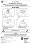 3L Ashtray Operator Instruction Leaflet