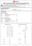 Orbis Wall Mounted Mesh Cage Installation Instructions