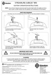 Streamline Jubilee Ashtray Operation Instructions