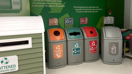 Nexus 140 recycling bins