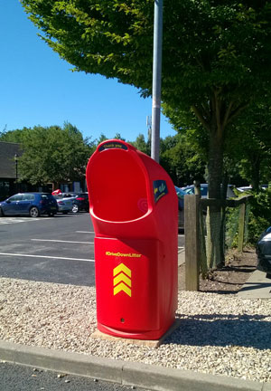 Combo Delta personalised for the #DriveDownLitter campaign at Kent service station