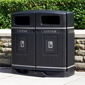 Glasdon Jubilee Duo 220 Litter Bin