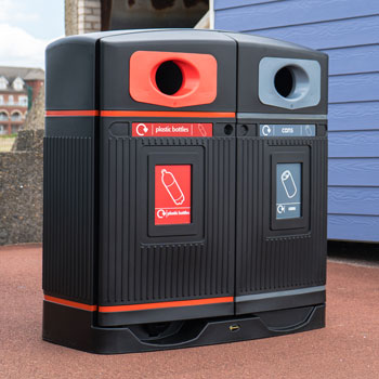 Glasdon Jubilee Duo Recycling Bin