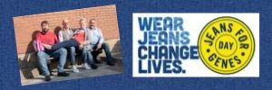 Glasdon Dressed as a Denim Dream This Jeans for Genes 2019!