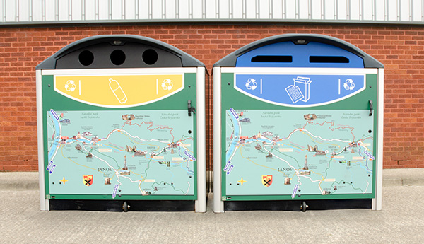 Glasdon Modus&trade; Wheeled Bin Housings for the town of Janov in Czach Republic